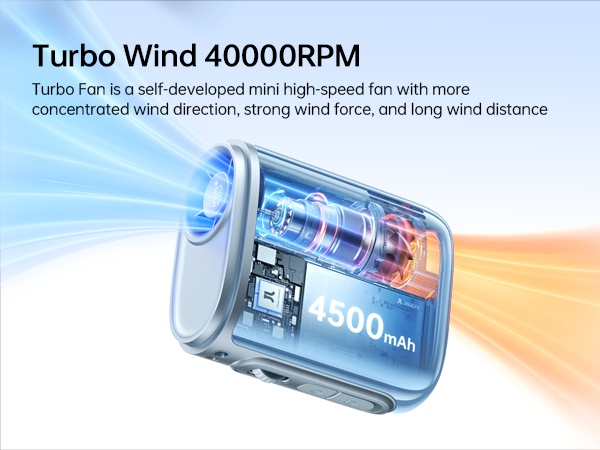 Neck fan portable design