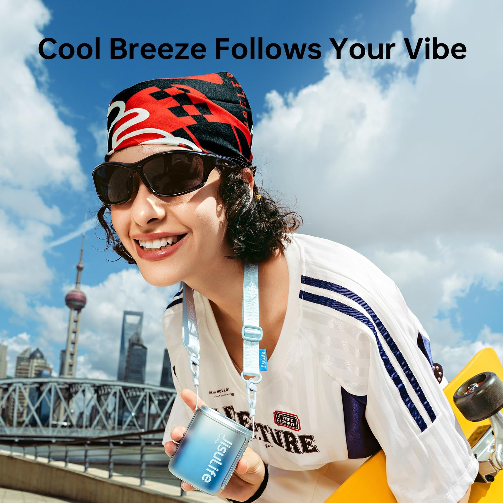 Neck fan cooling feature